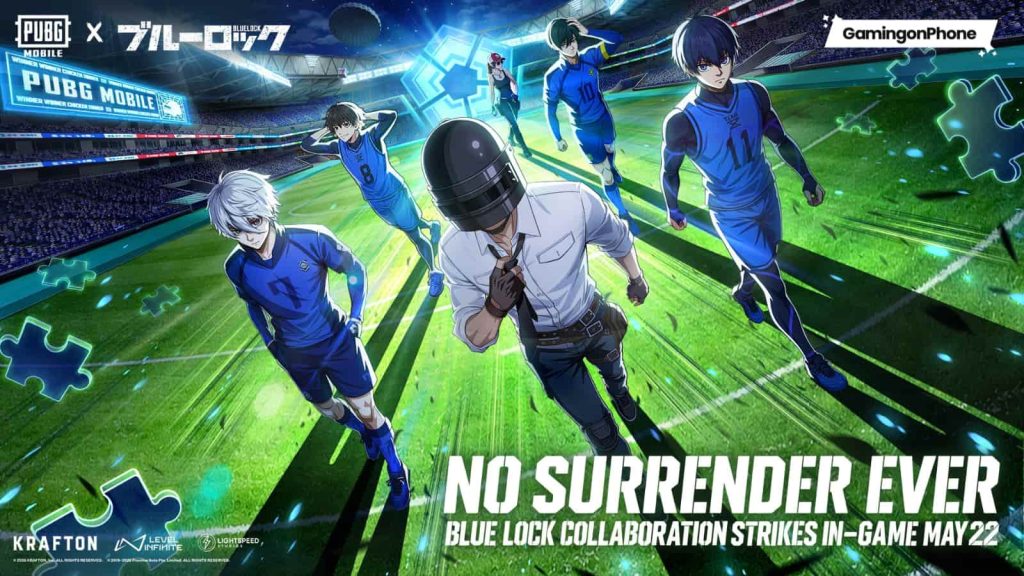 PUBG Mobile x Blue Lock collaboration is all set to bring the fun to anime football to the battleground
