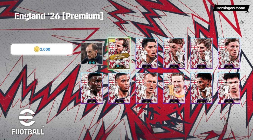 eFootball 2026 National Team Pack England ’26 Premium Review